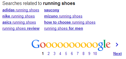 Google Related Search Suggestions