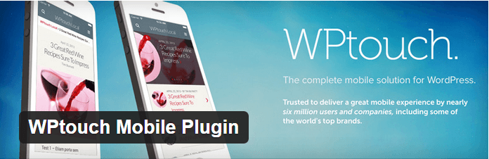 WPtouch mobile plugin wordpress