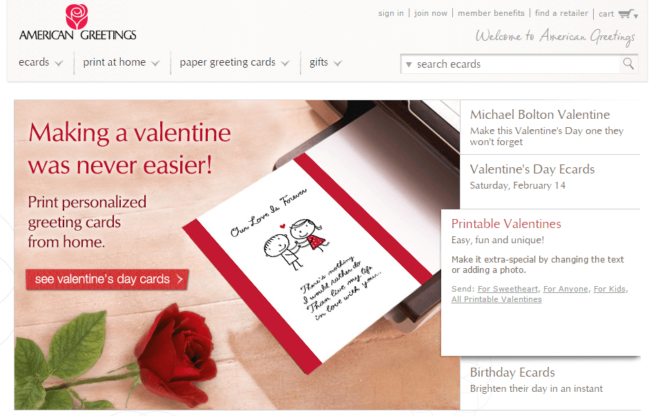 valentines theme ecommerce
