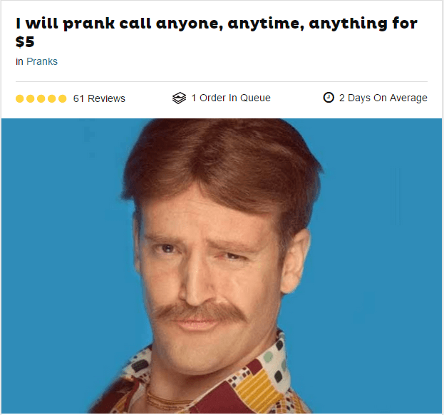 get a prank call