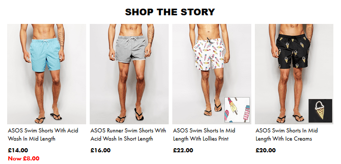 asos shop the story