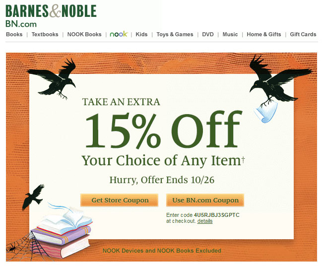 barnes-noble-halloween-email-template
