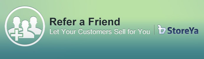 Refer a friend marketing tool by StoreYa