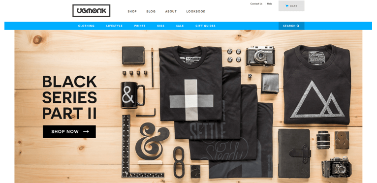 layout products design ecommerce