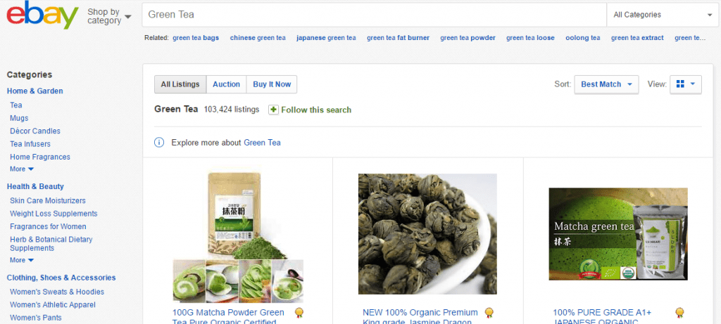 Ebay example