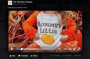 Facebook Video Content Exmaple