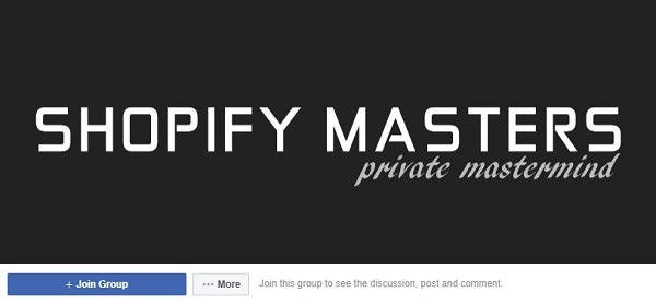 shopify masters facebook group for store owners 222