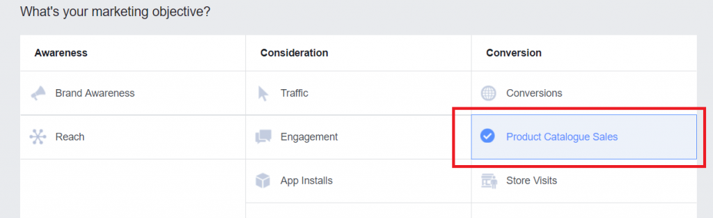 Setting up Facebook product ads 