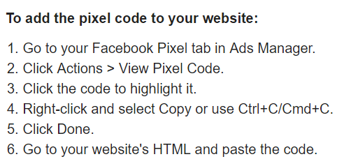 how to set up Facebook pixel