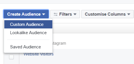 how to set up remarketing campaign on Facebook
