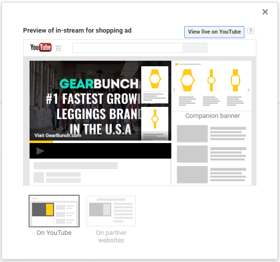 youtube ads for eCommerce 