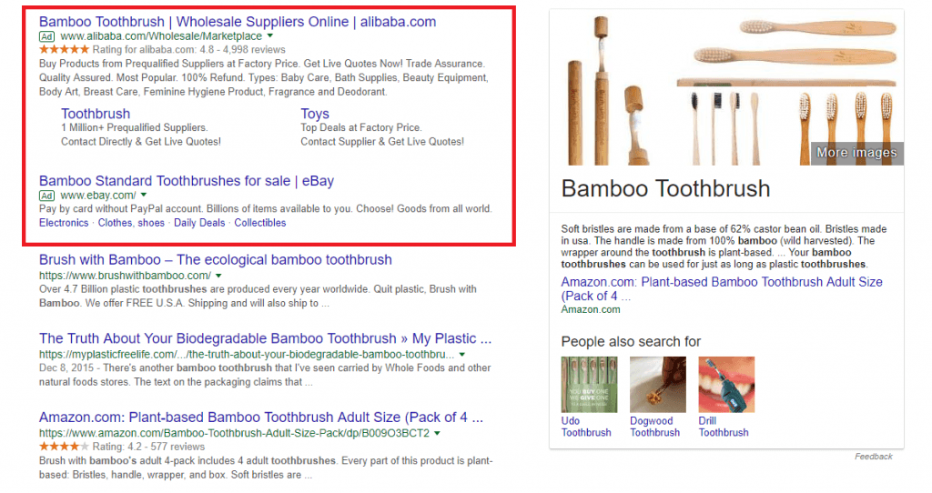 search terms bamboo toothbrushes