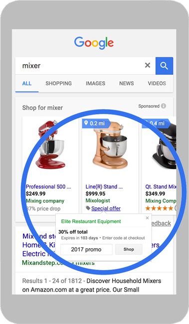 google shopping campaign ad examples