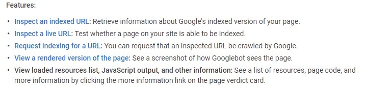 Google’s URL Inspection Tool