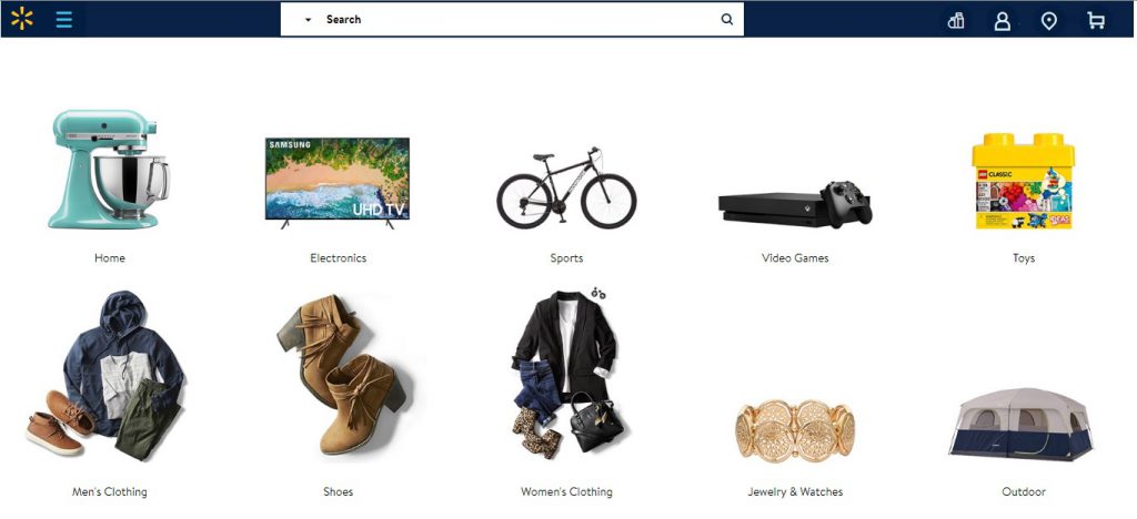 categories you can sell in Walmart online store 