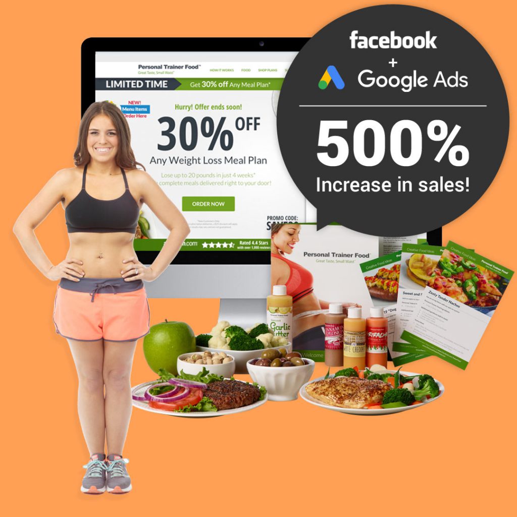 ecommerce google ad example personal trainer
