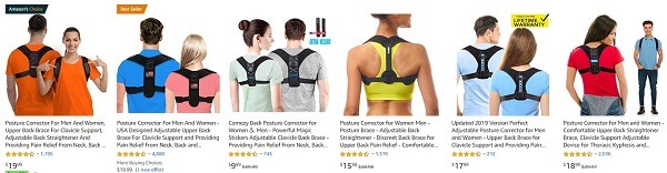 Amazon top posture correctors