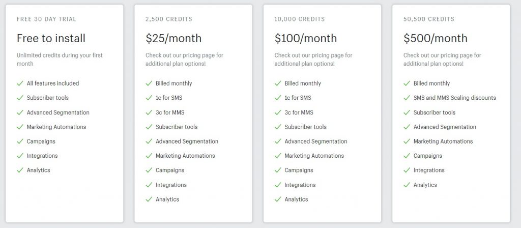 postsripst features and pricing options shopify