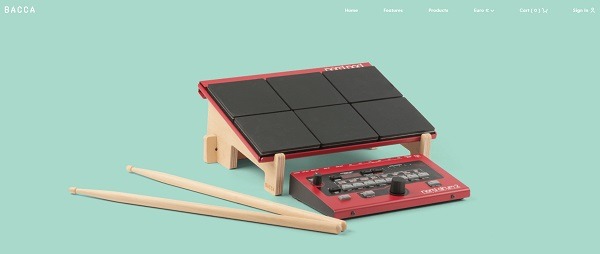 Bacca eCommerce website examples