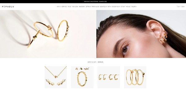 PDPAOLA online jewelry store example
