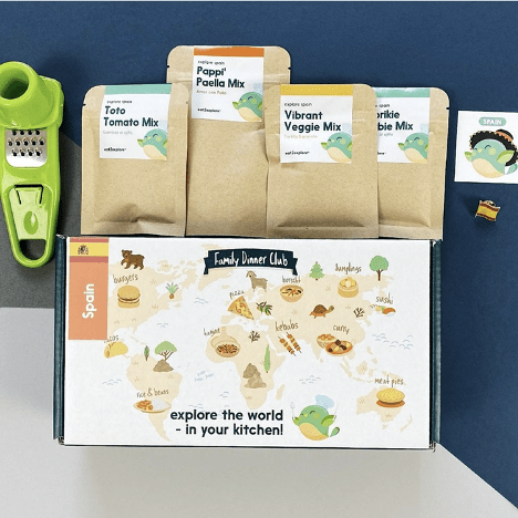 winning subscription box packaging design is from Eat2Explore