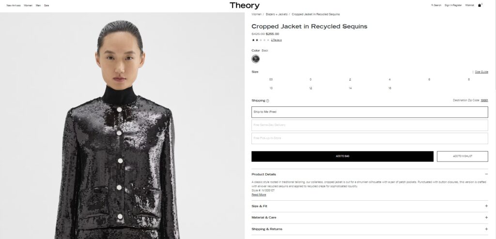 sequined jacket trending product example