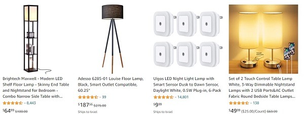 smart lamp best-selling on amazon