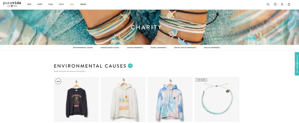 print vida charity products and causes