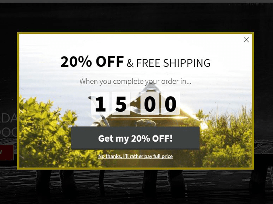 free shipping sales promotion example